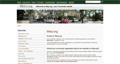 Desktop Screenshot of ilkley.org