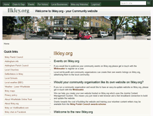 Tablet Screenshot of ilkley.org