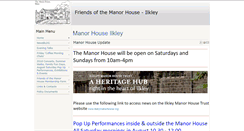 Desktop Screenshot of manorhouse.ilkley.org