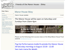 Tablet Screenshot of manorhouse.ilkley.org